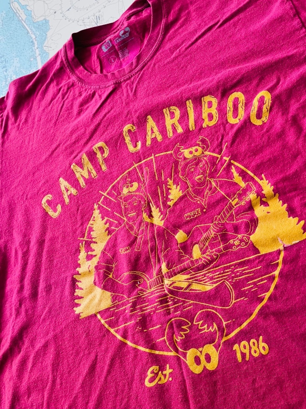 RetroKid Camp Caribou YTV Graphic Tee